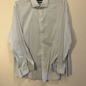 Psycho Bunny Light Gray Casual Button Down Shirt